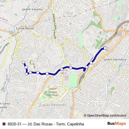 6820-31 bus Line Map