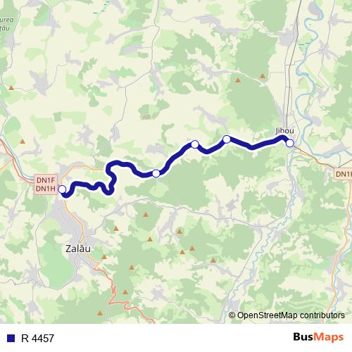 R 4457 rail Line Map