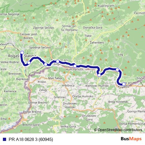 PR A18 0628 3 (60945) bus Line Map