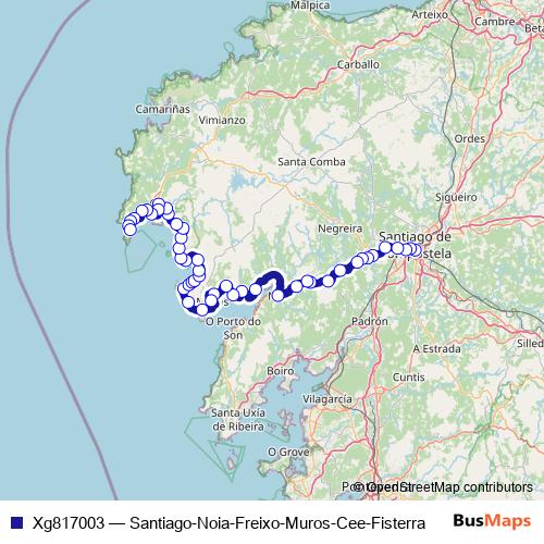 Xg817003 bus Line Map