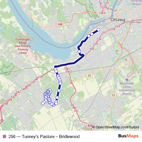 256 bus Line Map