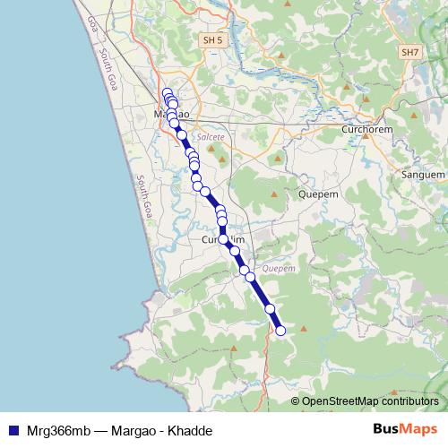 Mrg366mb bus Line Map