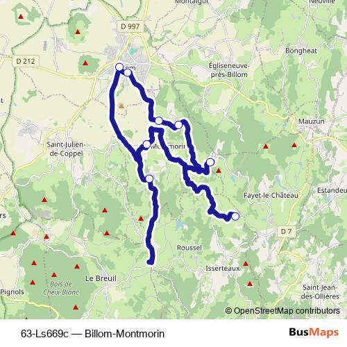 63-Ls669c bus Line Map