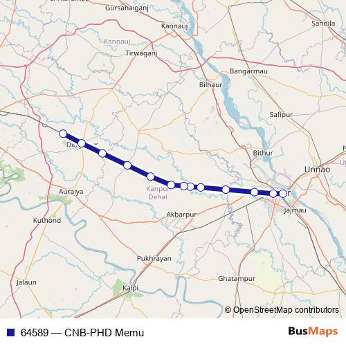 64589 rail Line Map