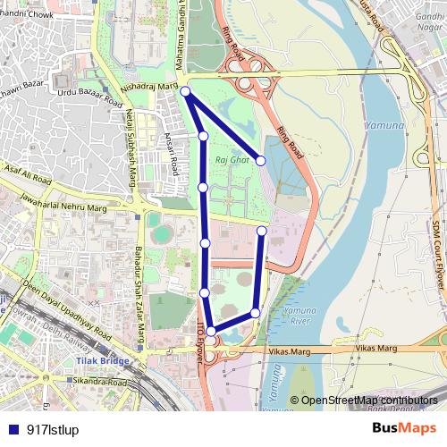 917lstlup bus Line Map