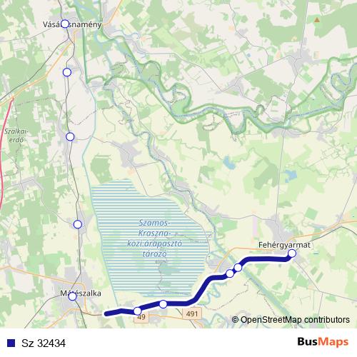 Sz 32434 rail Line Map
