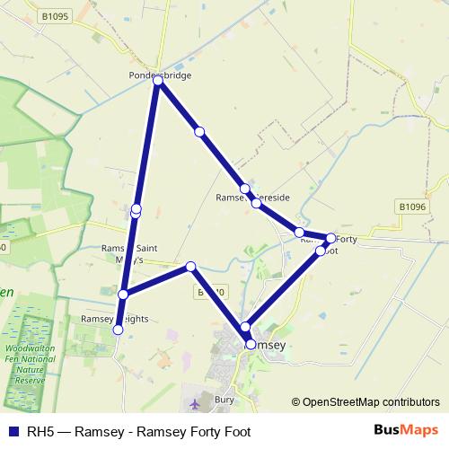 RH5 bus Line Map