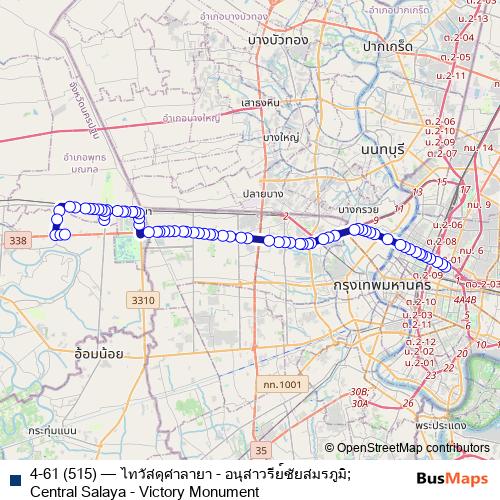 4-61 (515) bus Line Map