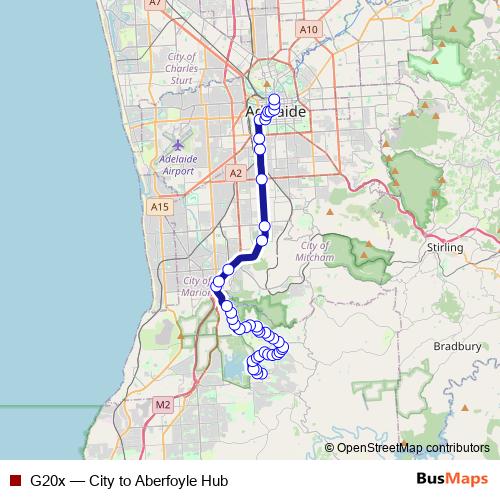 G20x bus Line Map
