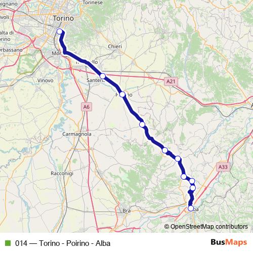014 bus Line Map