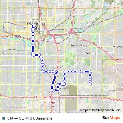 014 bus Line Map