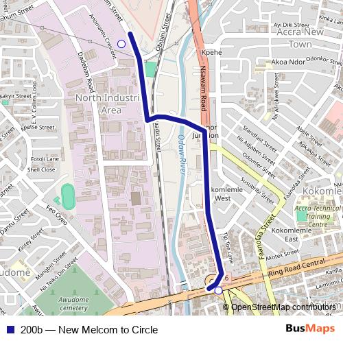 200b bus Line Map
