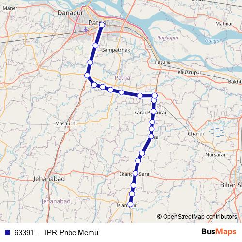 63391 rail Line Map