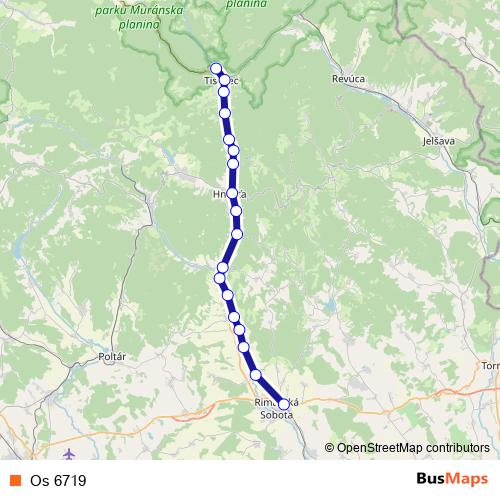 Os 6719 rail Line Map