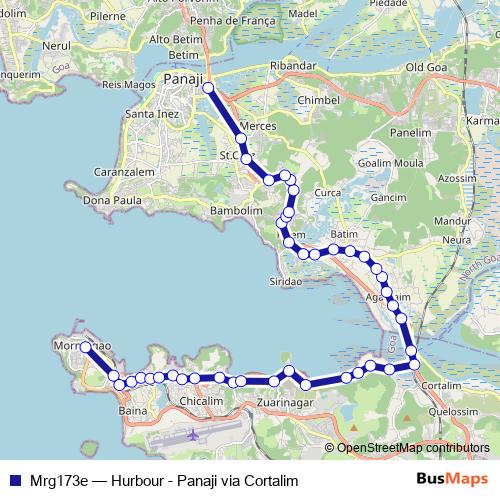 Mrg173e bus Line Map