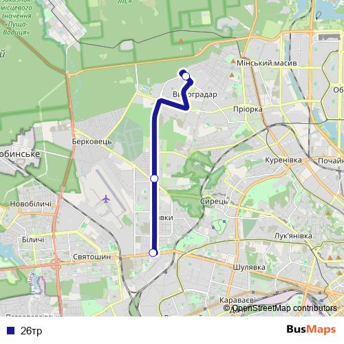 26тр bus Line Map