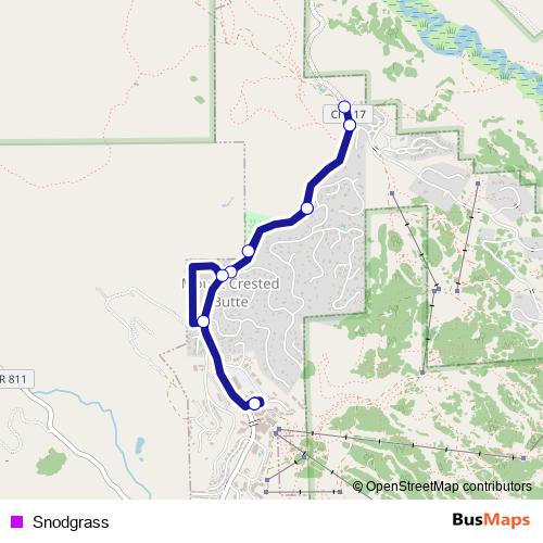 Snodgrass bus Line Map