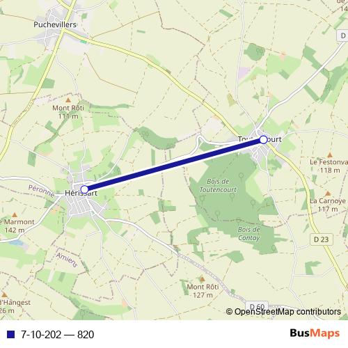 7-10-202 bus Line Map