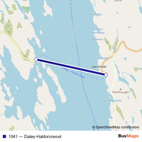 1041 ferry Line Map
