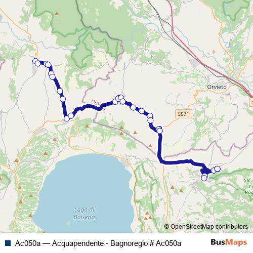 Ac050a bus Line Map