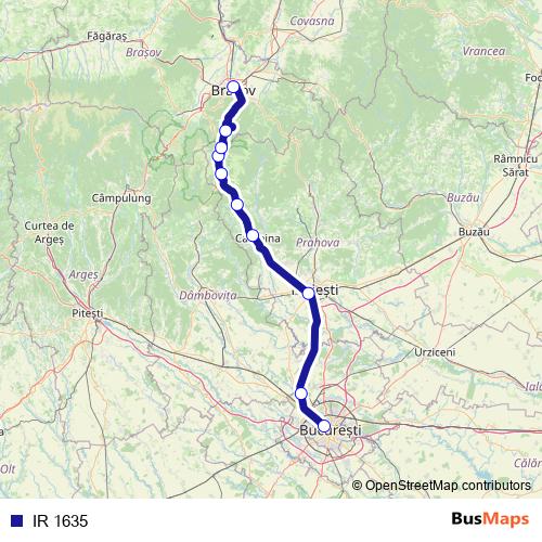 IR 1635 rail Line Map