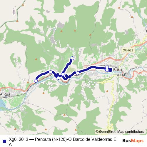 Xg612013 bus Line Map
