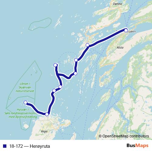 18-172 ferry Line Map