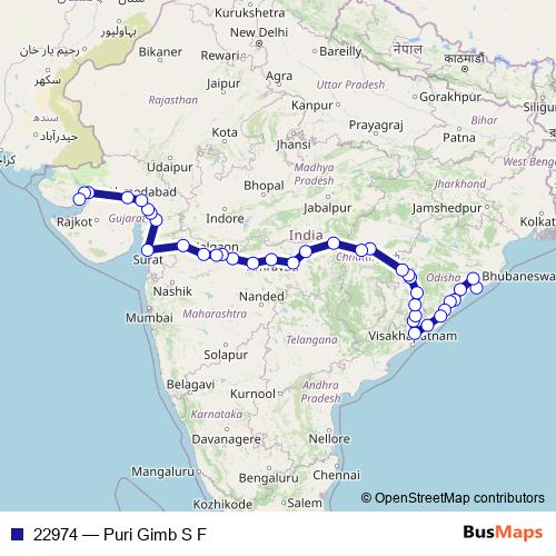 22974 rail Line Map