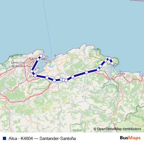 Alsa - K4804 bus Line Map