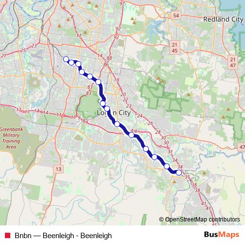 Bnbn rail Line Map