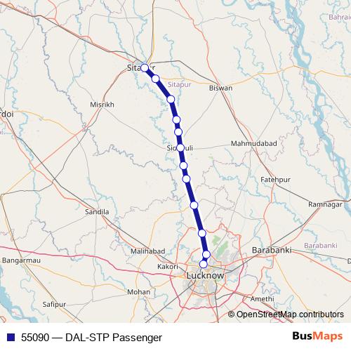 55090 rail Line Map
