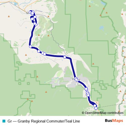 Gr bus Line Map