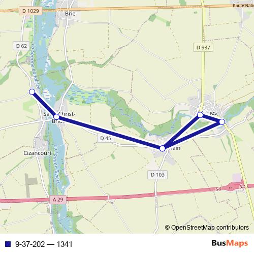 9-37-202 bus Line Map