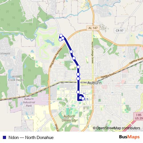 Ndon bus Line Map