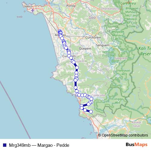 Mrg349mb bus Line Map