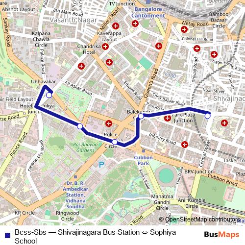 Bcss-Sbs bus Line Map