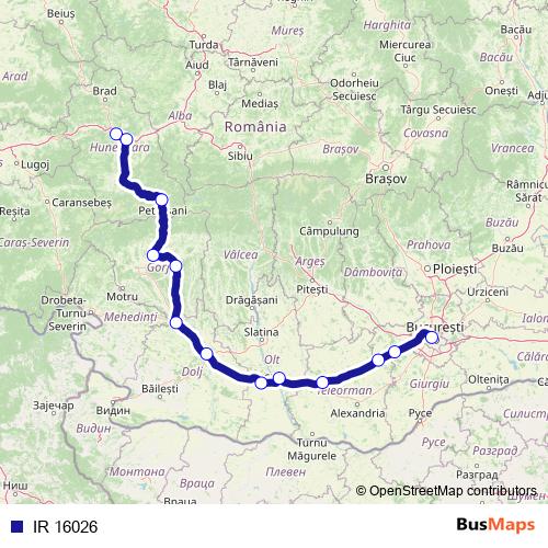 IR 16026 rail Line Map