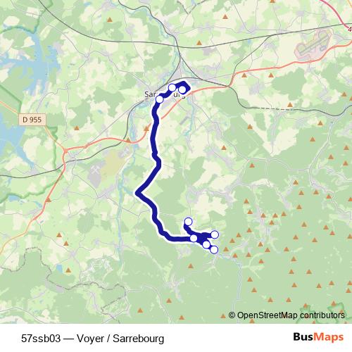 57ssb03 bus Line Map