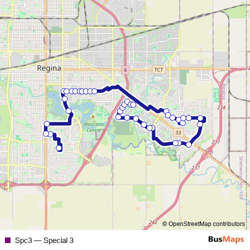 Spc3 bus Line Map