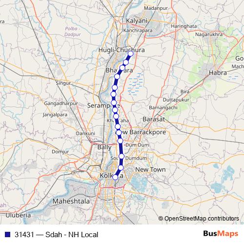 31431 rail Line Map
