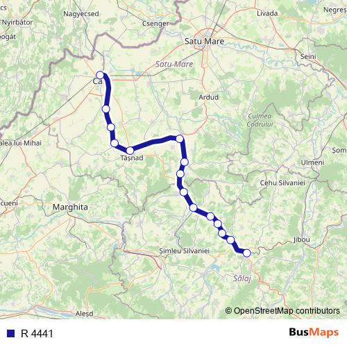 R 4441 rail Line Map
