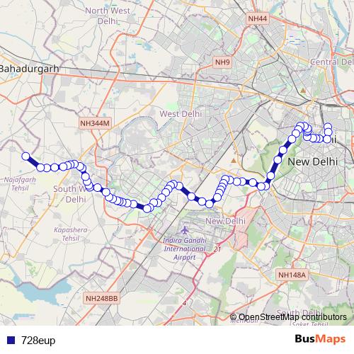 728eup bus Line Map