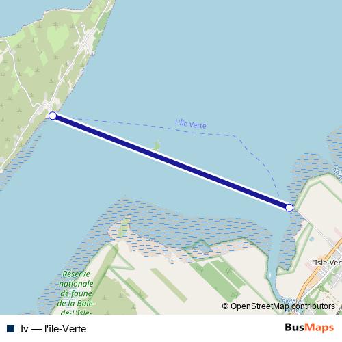 Iv ferry Line Map