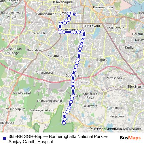 365-BB SGH-Bnp bus Line Map