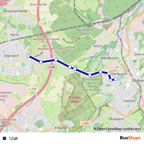 12alt metro Line Map