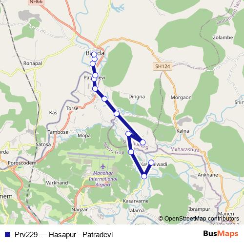 Prv229 bus Line Map