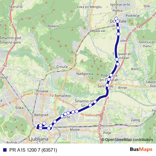 PR A15 1200 7 (63571) bus Line Map