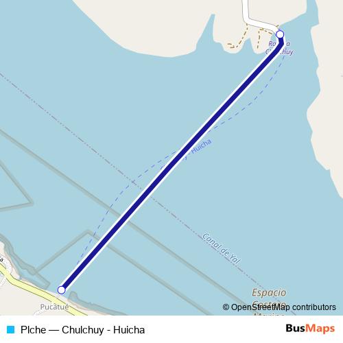Plche ferry Line Map
