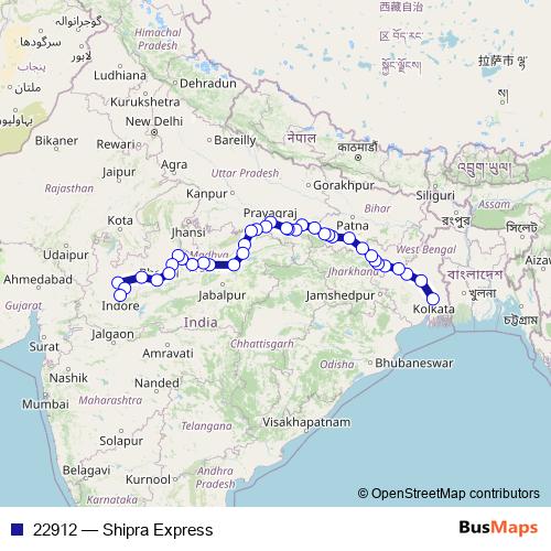 22912 rail Line Map