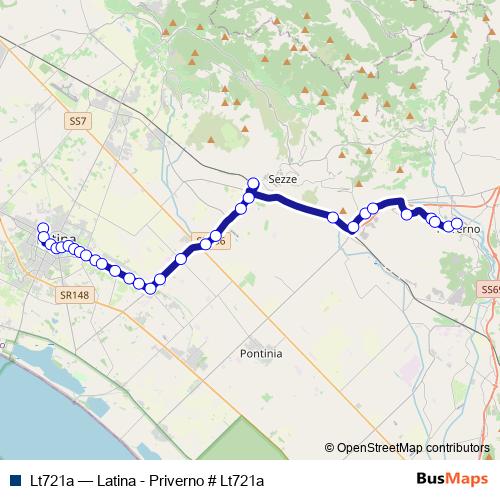 Lt721a bus Line Map